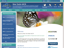 Tablet Screenshot of newyorkstateascd.org